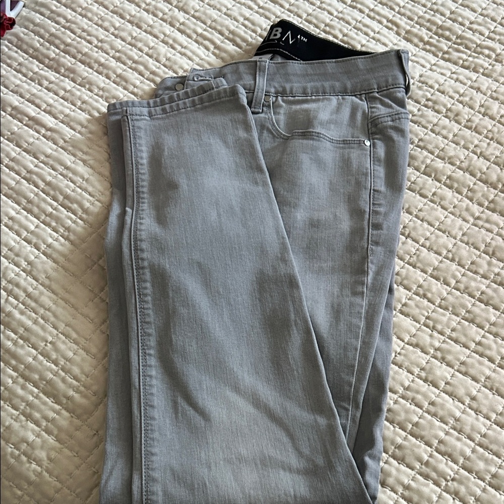 White House Black Market Light Gray Jeans